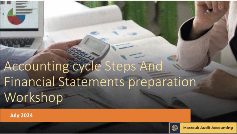 Financial Statements preparation Workshop